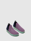 Round Toe Shoes CITY PURPLE/NAVY